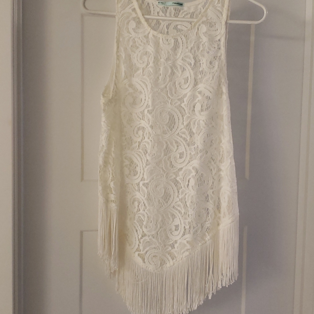Ivory Lace Tank